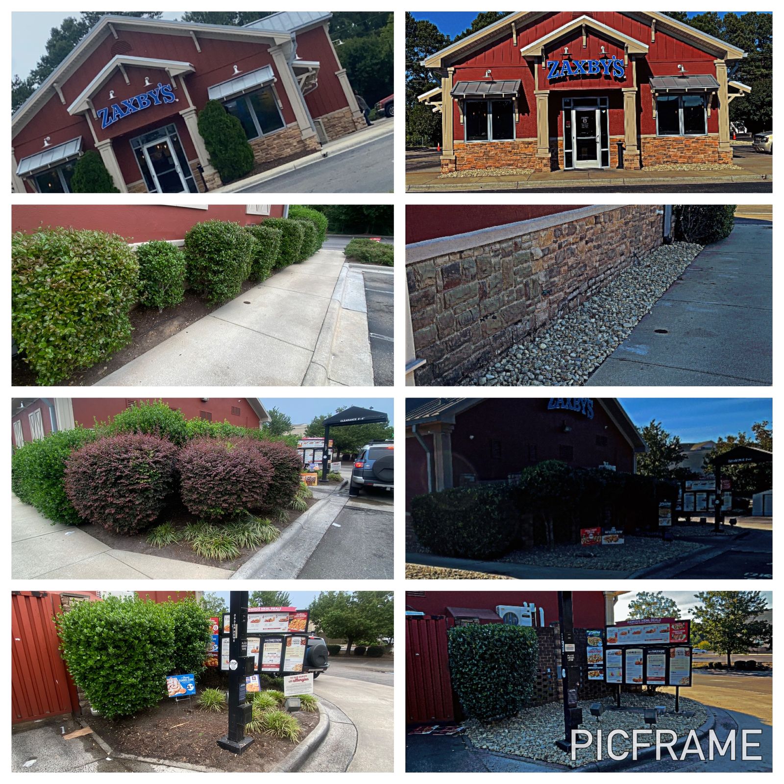 Zaxby's β commercial shrub trimming